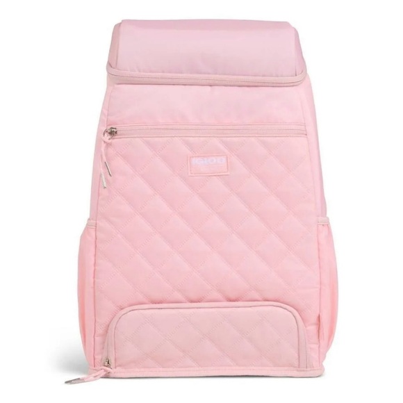 Igloo Cooler Backpack 9QT Leakproof Rose Quartz MaxCold Duo Soft Backpack - Picture 6 of 9